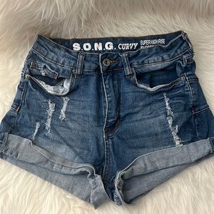 Super High Rise Curvy Shorts